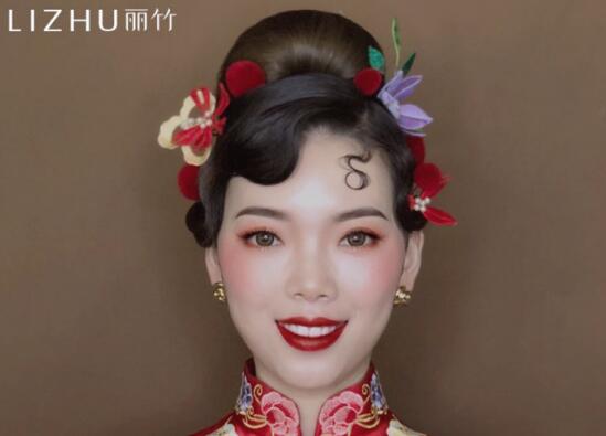 麗竹彩妝作品|中國古風(fēng)造型，不負(fù)一世韶光