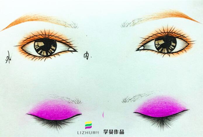 如何在紙上畫眼影？廣西專業(yè)化妝學(xué)校教你