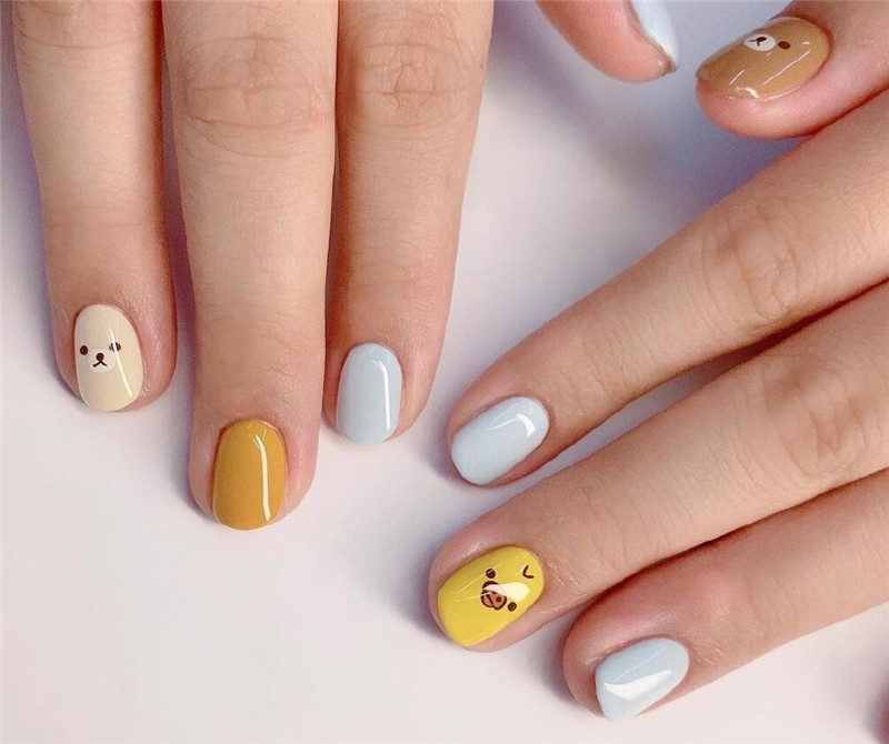 奶游系美甲，南寧美甲學(xué)校教你畫