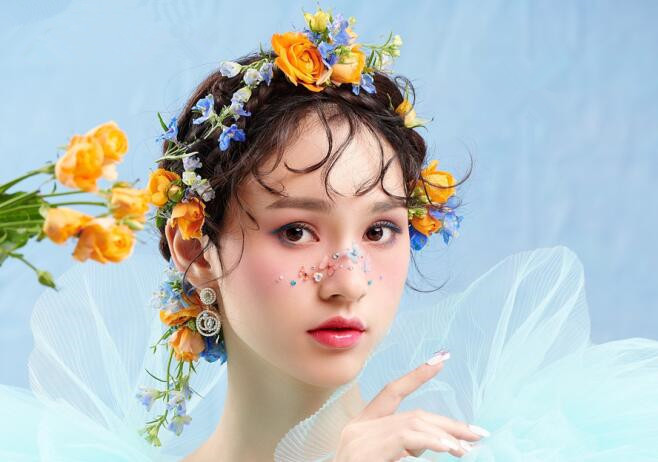 鮮花新娘造型