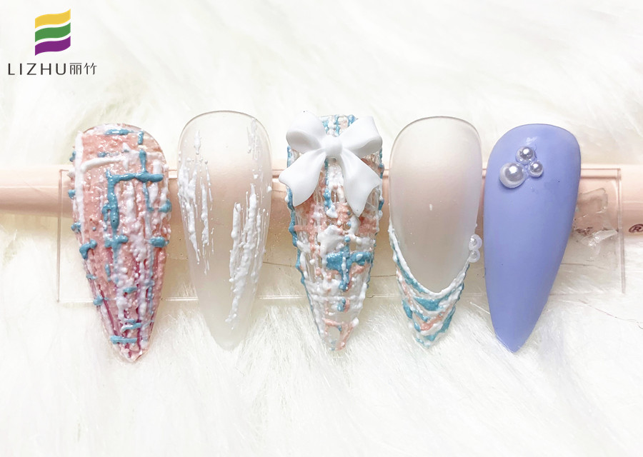 石膏膠美甲，南寧美甲學(xué)校秋冬美甲推薦