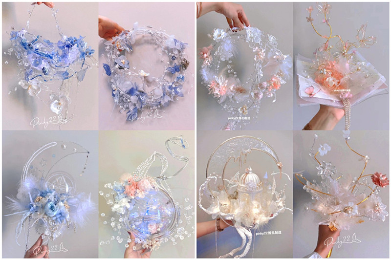 仙女新娘手捧花，南寧插花花藝培訓(xùn)邀你共賞