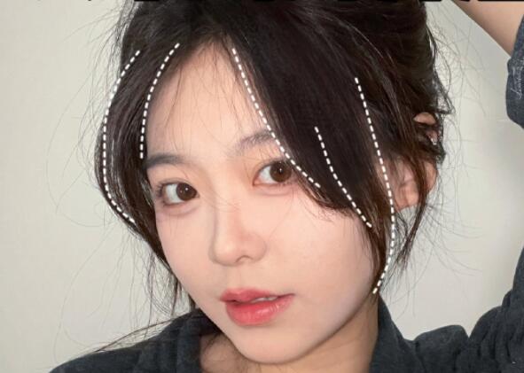 圓臉妹紙必學(xué)的八字劉海教程，南寧美發(fā)培訓(xùn)機(jī)構(gòu)分享