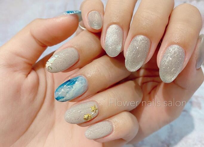 分享晶石貓眼美甲圖片，告訴你廣西學(xué)美甲哪家時(shí)尚