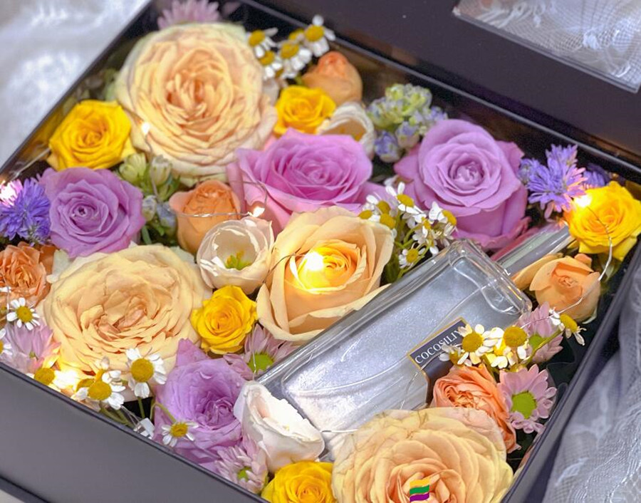 韓式花盒的特點(diǎn)，廣西花藝培訓(xùn)班詳細(xì)講解