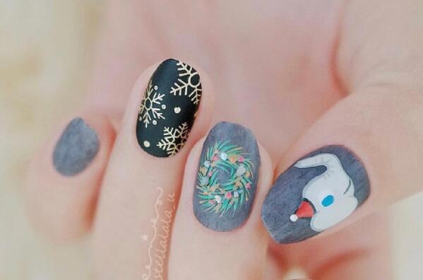 卡通美甲圖片，南寧網(wǎng)紅美甲培訓(xùn)班分享