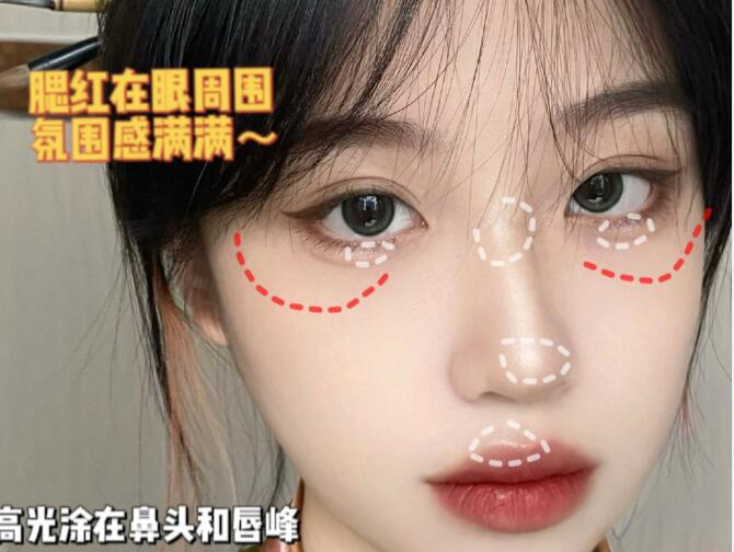 國(guó)風(fēng)少女妝容教程，廣西化妝造型學(xué)校整理好了