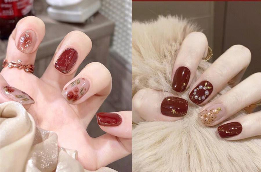 中國(guó)紅美甲，南寧美甲學(xué)習(xí)中心分享