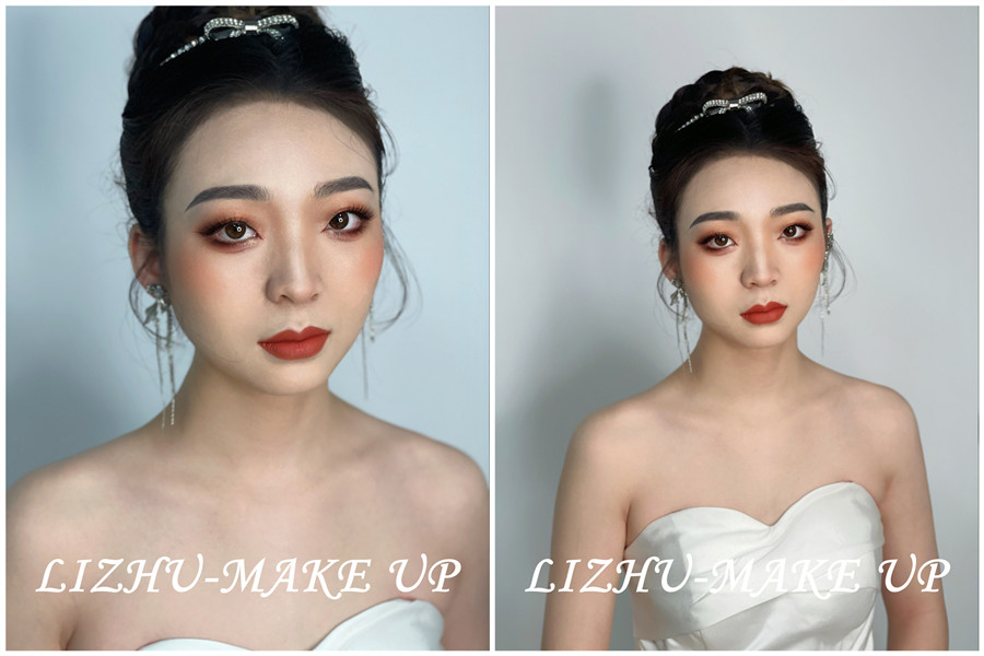 復(fù)古風(fēng)尚新娘造型，告訴你南寧彩妝職業(yè)技術(shù)哪家好