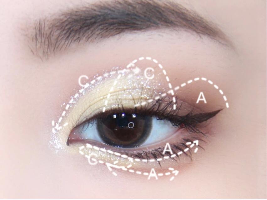 春日彩色眼妝，廣西彩妝基礎培訓教學