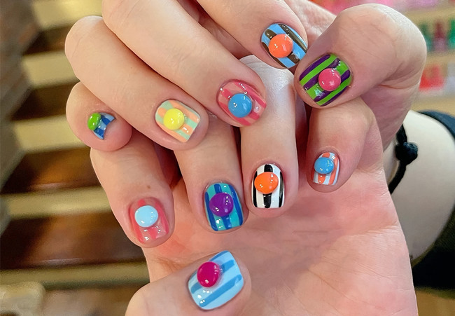 多巴胺美甲，南寧美甲網(wǎng)紅造型分享