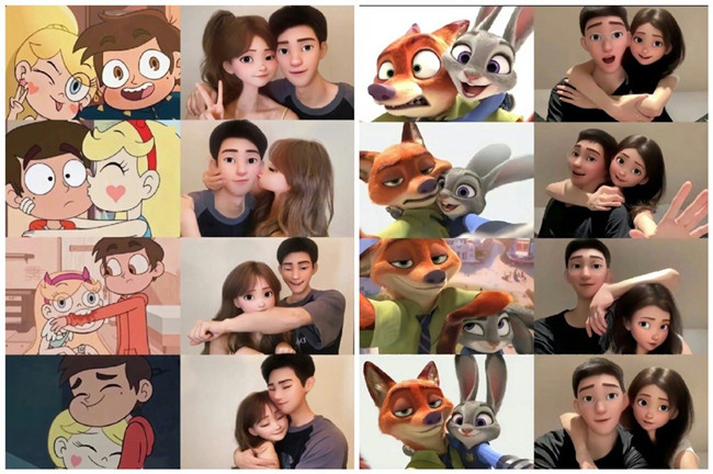 廣西拍照：超全卡通拍照姿勢，古靈精怪