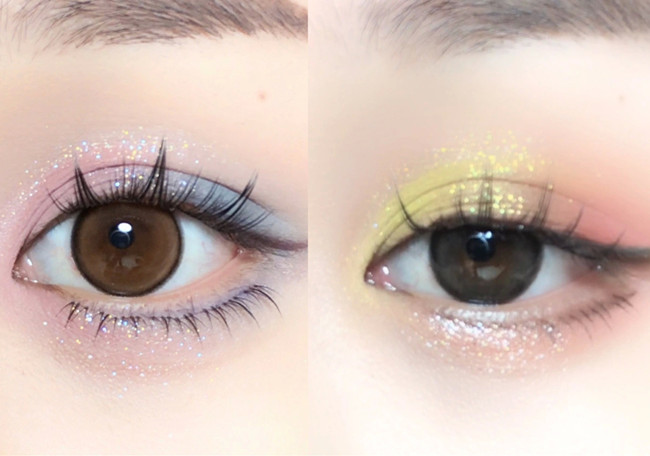 彩色多巴胺撞色眼妝合集，零基礎學眼妝