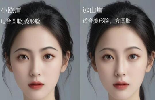 2024年眉型流行趨勢(shì)，南寧教化妝