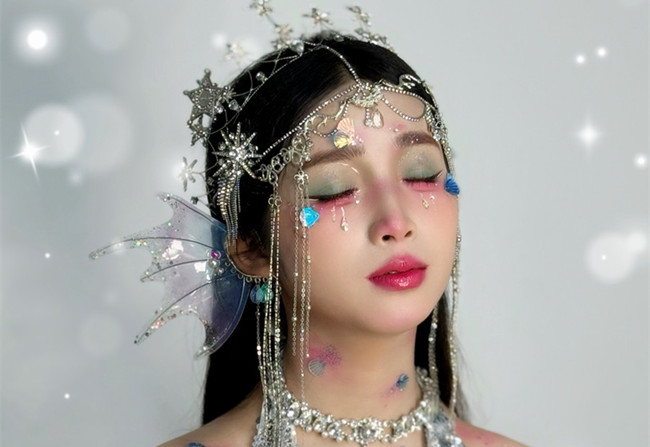 人魚公主造型，?南寧影樓化妝造型作品