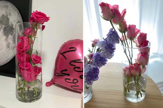 南寧學(xué)插花：無(wú)盡階梯插花法 ???