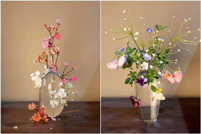 玻璃瓶花藝作品，南寧花藝學(xué)校排行榜推薦