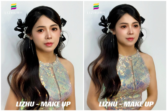 禮服造型，廣西化妝形象學(xué)校作品