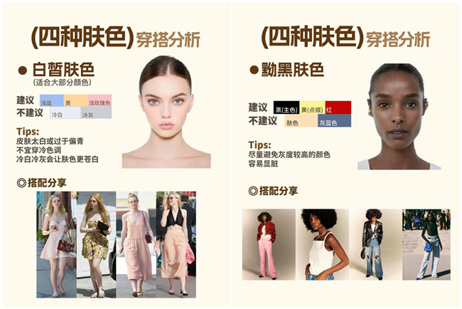 不同膚色的穿搭，廣西形象設(shè)計專業(yè)分析