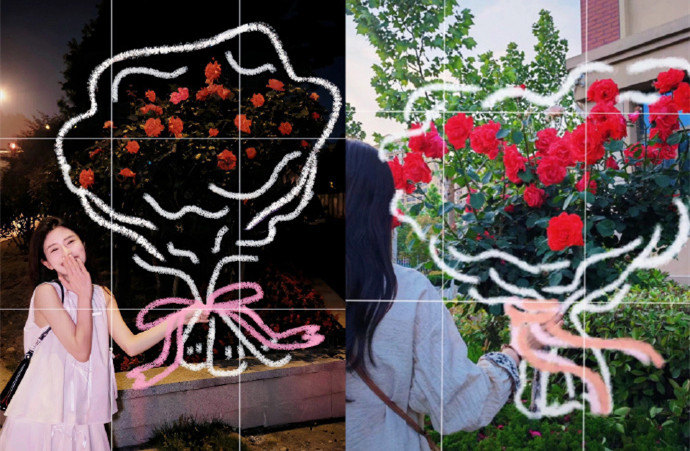 廣西鮮花藝術(shù)：超火的花樹拍照姿勢