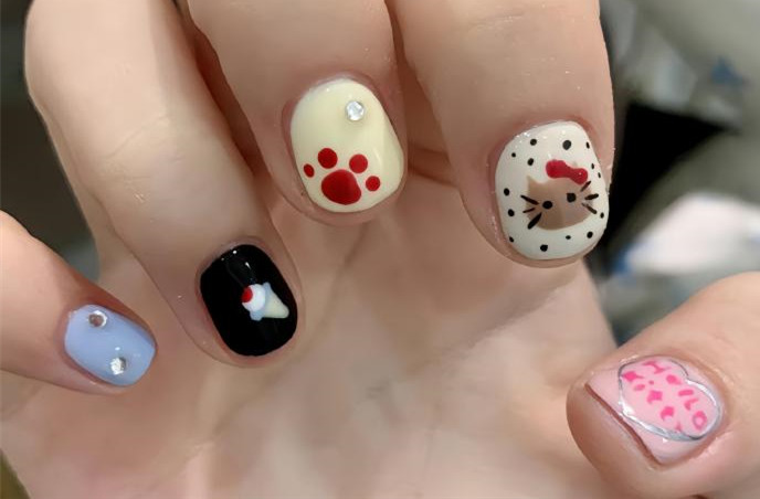 糖果色短甲推薦，廣西美甲進(jìn)修培訓(xùn)