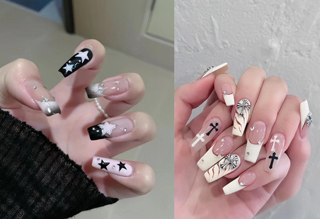 甜辣風夏日美甲，廣西美甲款式造型學校推薦