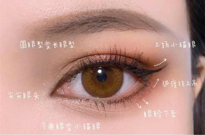 學(xué)院風(fēng)證件照眼妝教程，南寧化妝培訓(xùn)眼妝