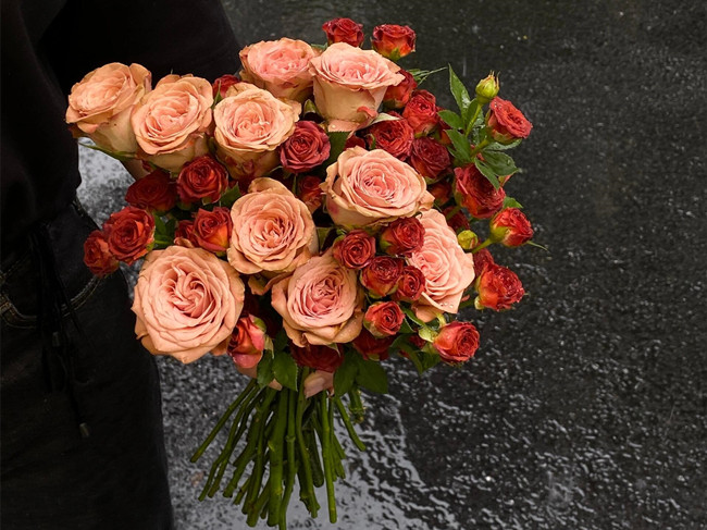 初秋浪漫感花束，南寧花藝師學校分享