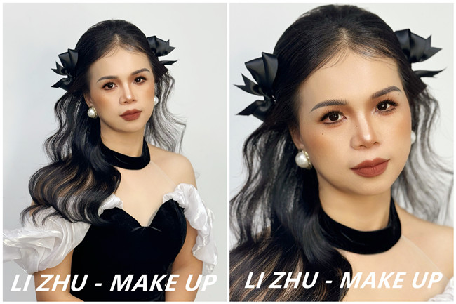 甜美韓式披發(fā)新娘，廣西化妝學(xué)校品牌推薦