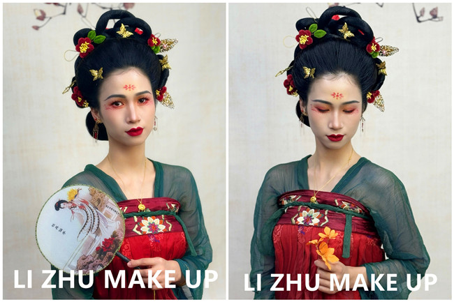 古風(fēng)漢服造型，廣西寫真旅拍培訓(xùn)學(xué)校作品