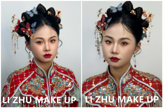 國風(fēng)秀禾造型，廣西影樓新娘寫真作品