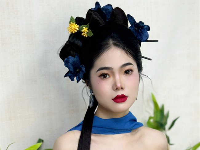 國風新中式造型，廣西美妝寫真學習
