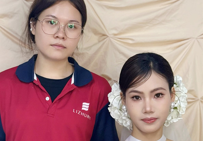 韓式新娘造型，南寧寫真彩妝實訓作品