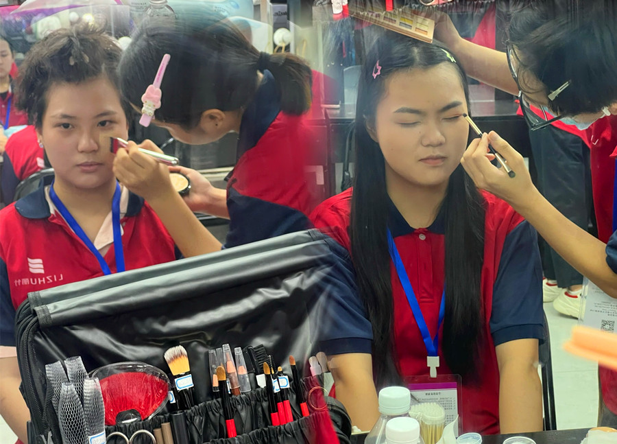 化妝基礎底妝練習，南寧培訓化妝基礎