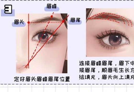 方圓臉如何畫眉？化妝新手入門教程