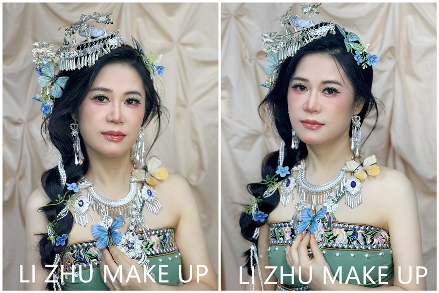 苗疆寫真造型，廣西高彩培訓(xùn)課堂作品