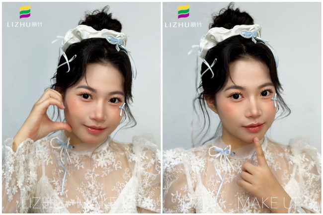 韓式丸子頭造型，南寧彩妝形象造型學(xué)校