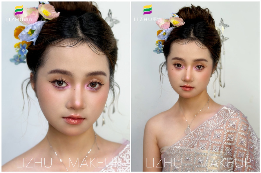 傣族造型，廣西化妝攝影化妝培訓(xùn)